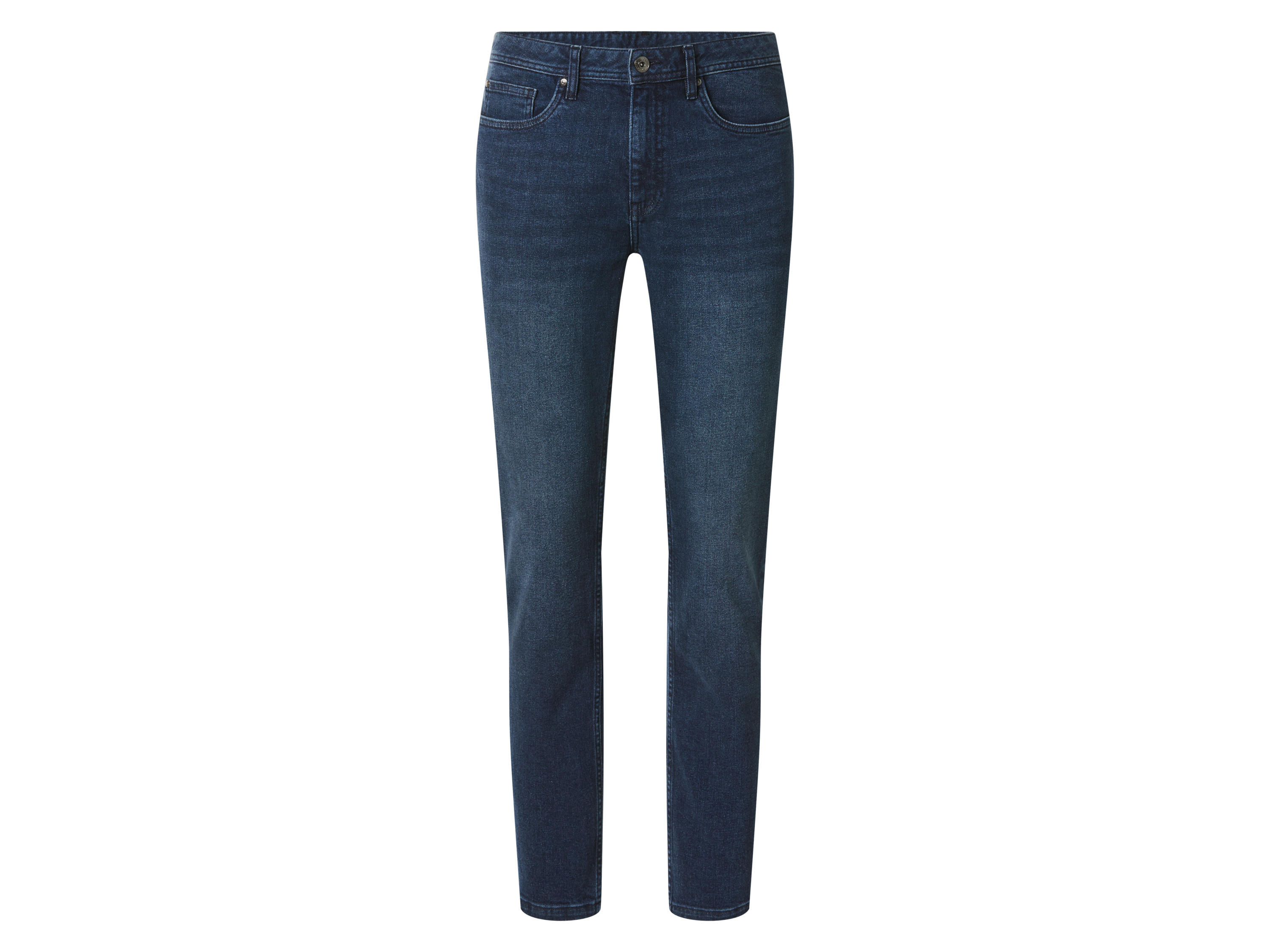 esmara Men Jeansy męskie slim fit z bawełną (Niebieski, 48 (32/30))
