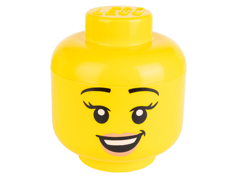 Pełny ekran: Pojemnik do przechowania w kształcie głowy Lego, 2 elementy - zdjęcie 7