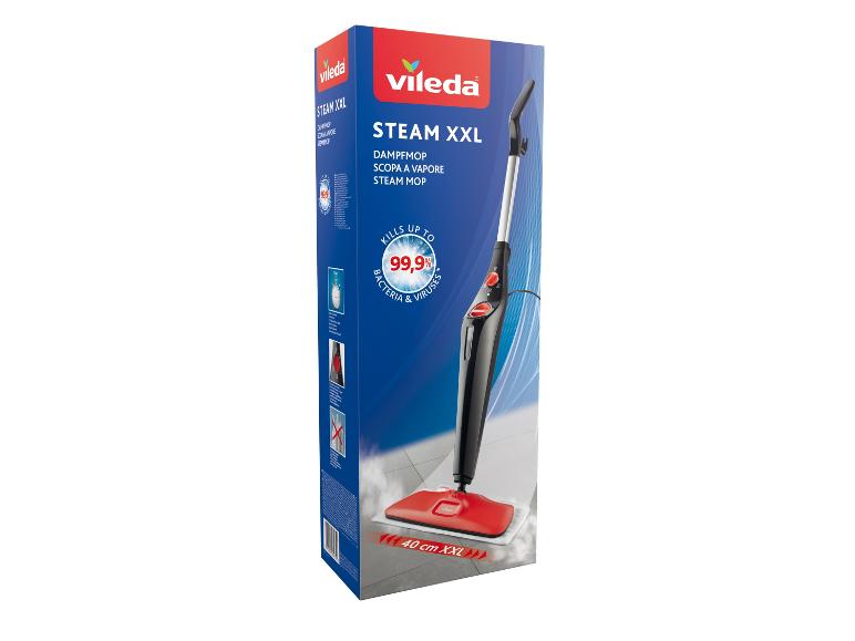 Mop parowy Vileda Steam XXL, zabija do 99,9% bakterii i wirusów