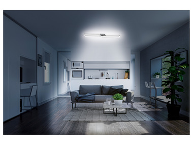 LIVARNO home Lampa sufitowa LED, 40 W, możliwość ściemniania, z pilotem