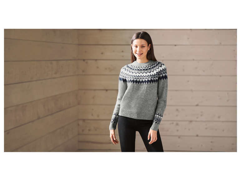 Pełny ekran: esmara® Sweter damski w stylu norweskim - zdjęcie 11