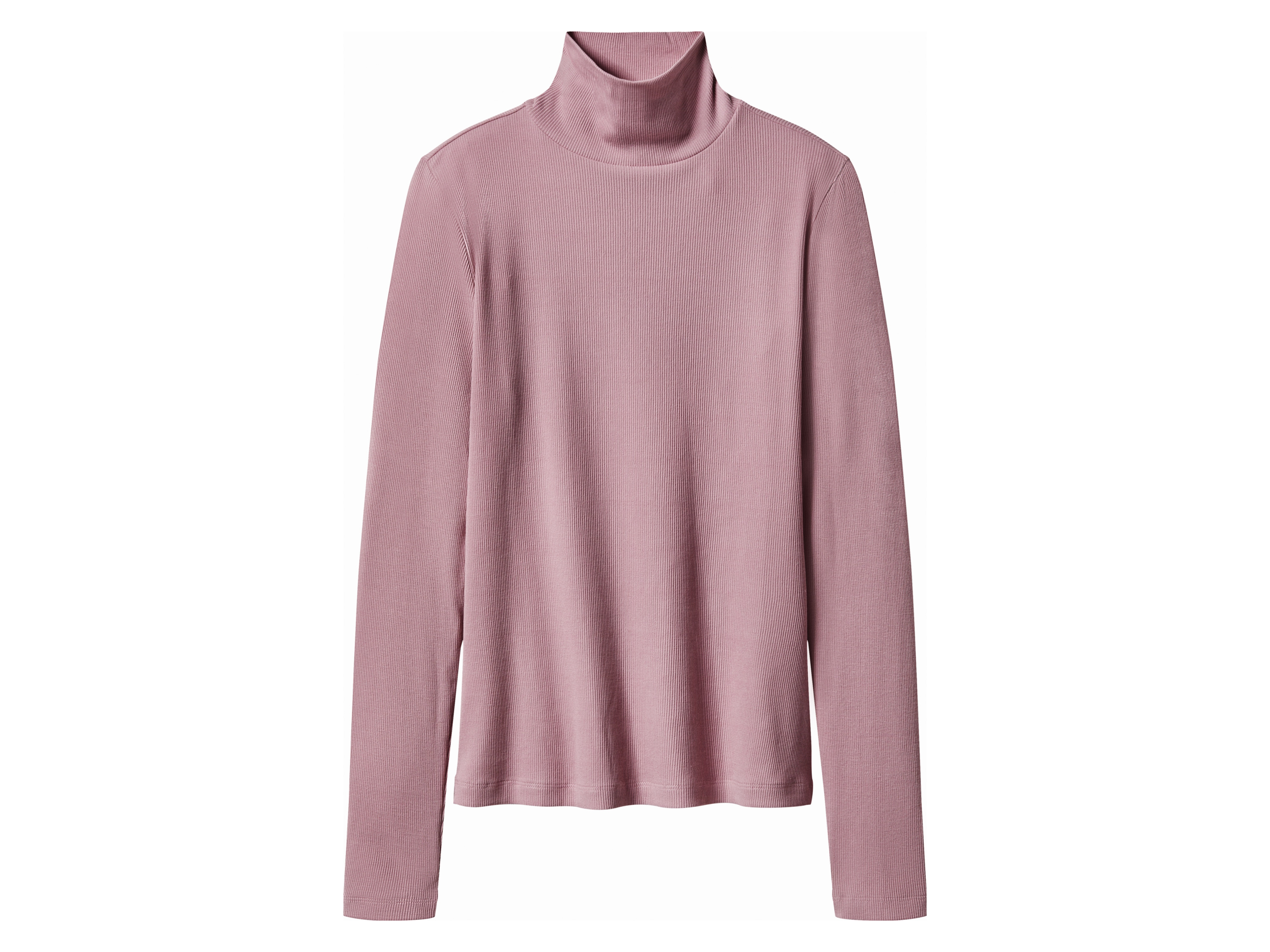 esmara® Golf prążkowany damski (Fioletowy, L(44/46))