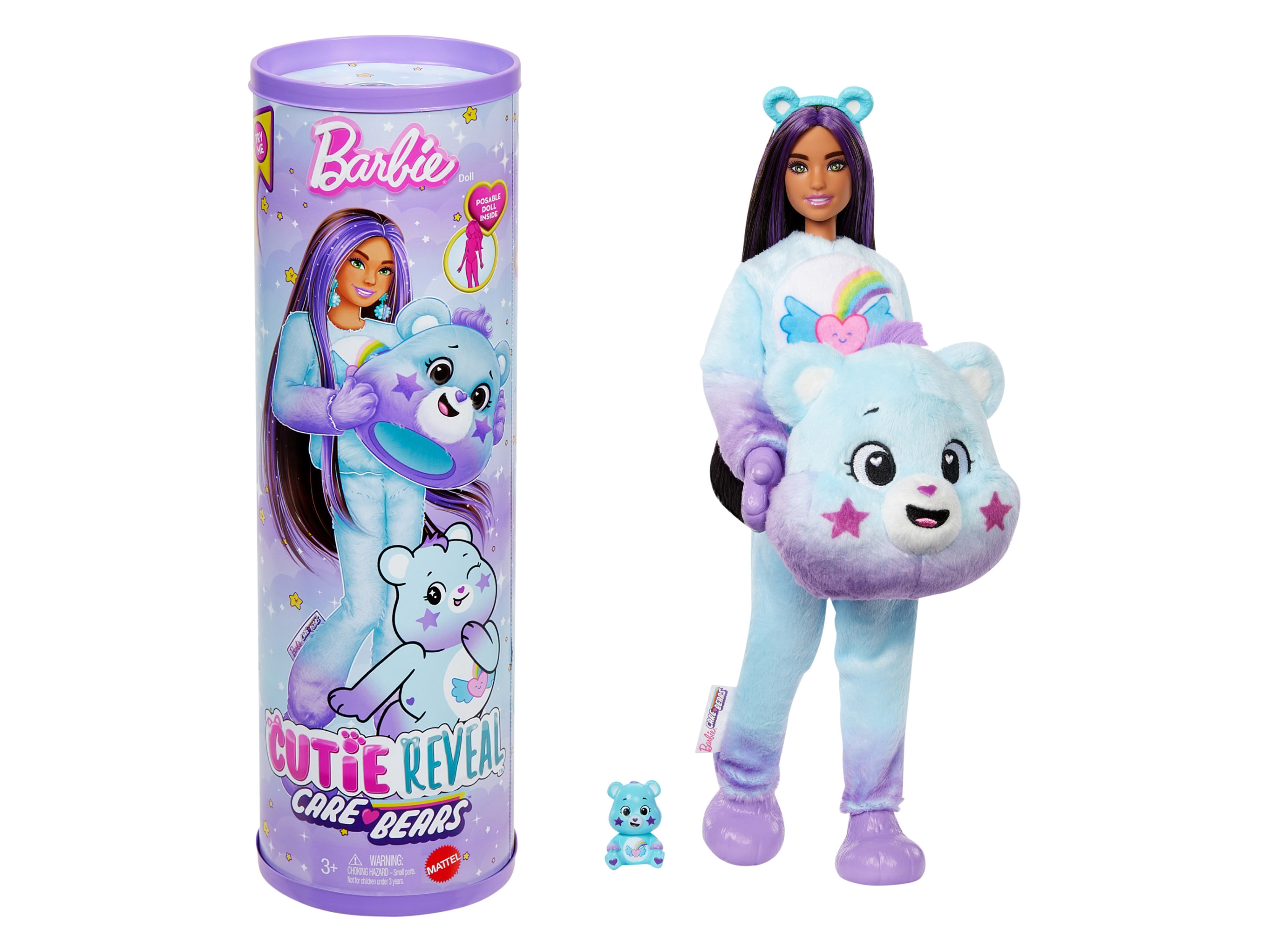 Barbie Lalka Cutie Reveal x Care Bears (Dream Bright Bear)