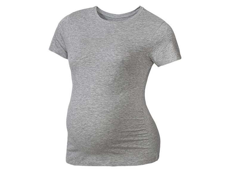 Pełny ekran: esmara® Koszulki ciążowe z bawełną, 2 sztuki - zdjęcie 3