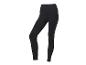 Czarne damskie legginsy treningowe z wysokim stanem.