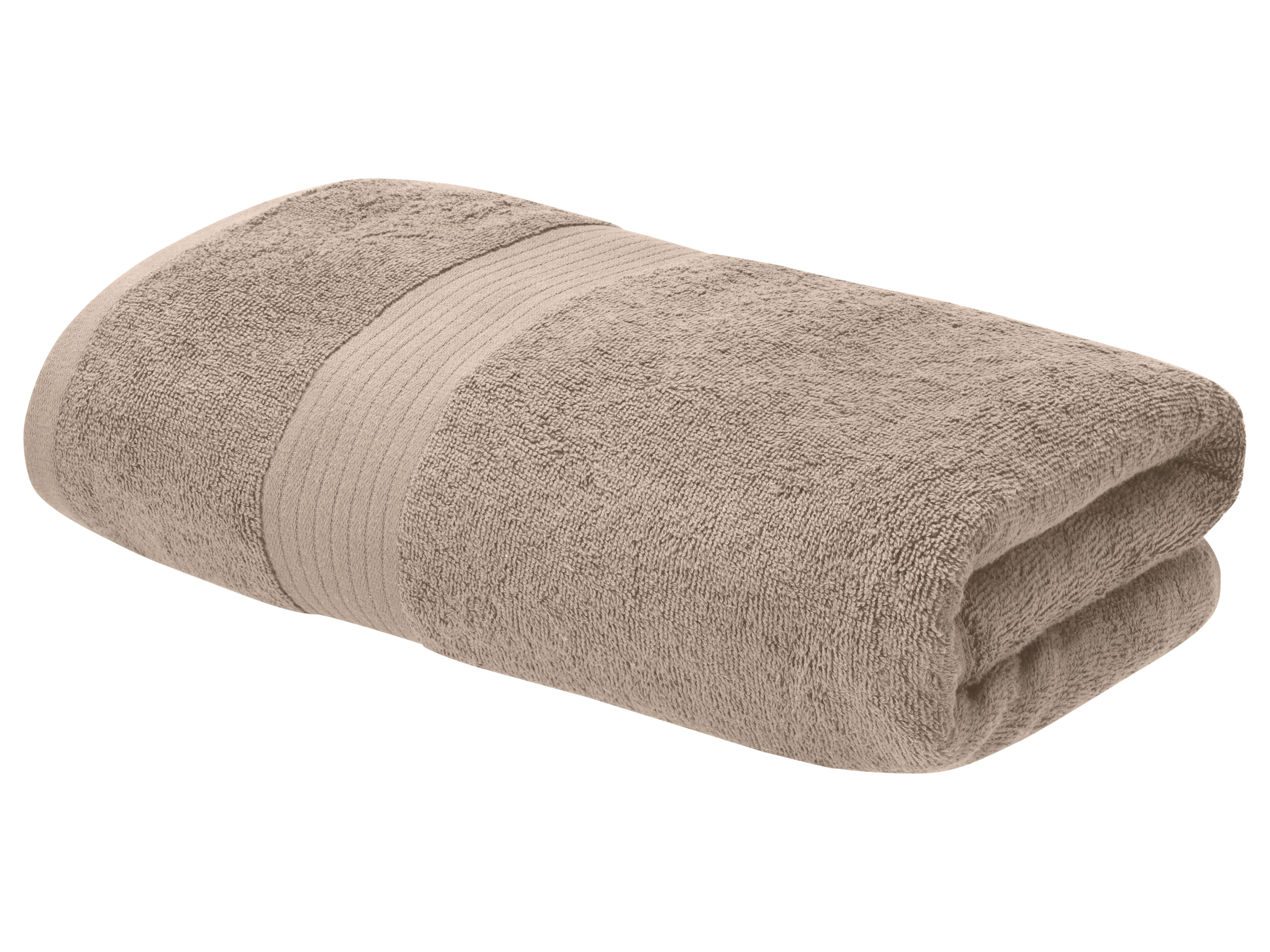 LIVARNO® Ręcznik kąpielowy frotté z bawełny, 70 x 140 cm (Beżowy)