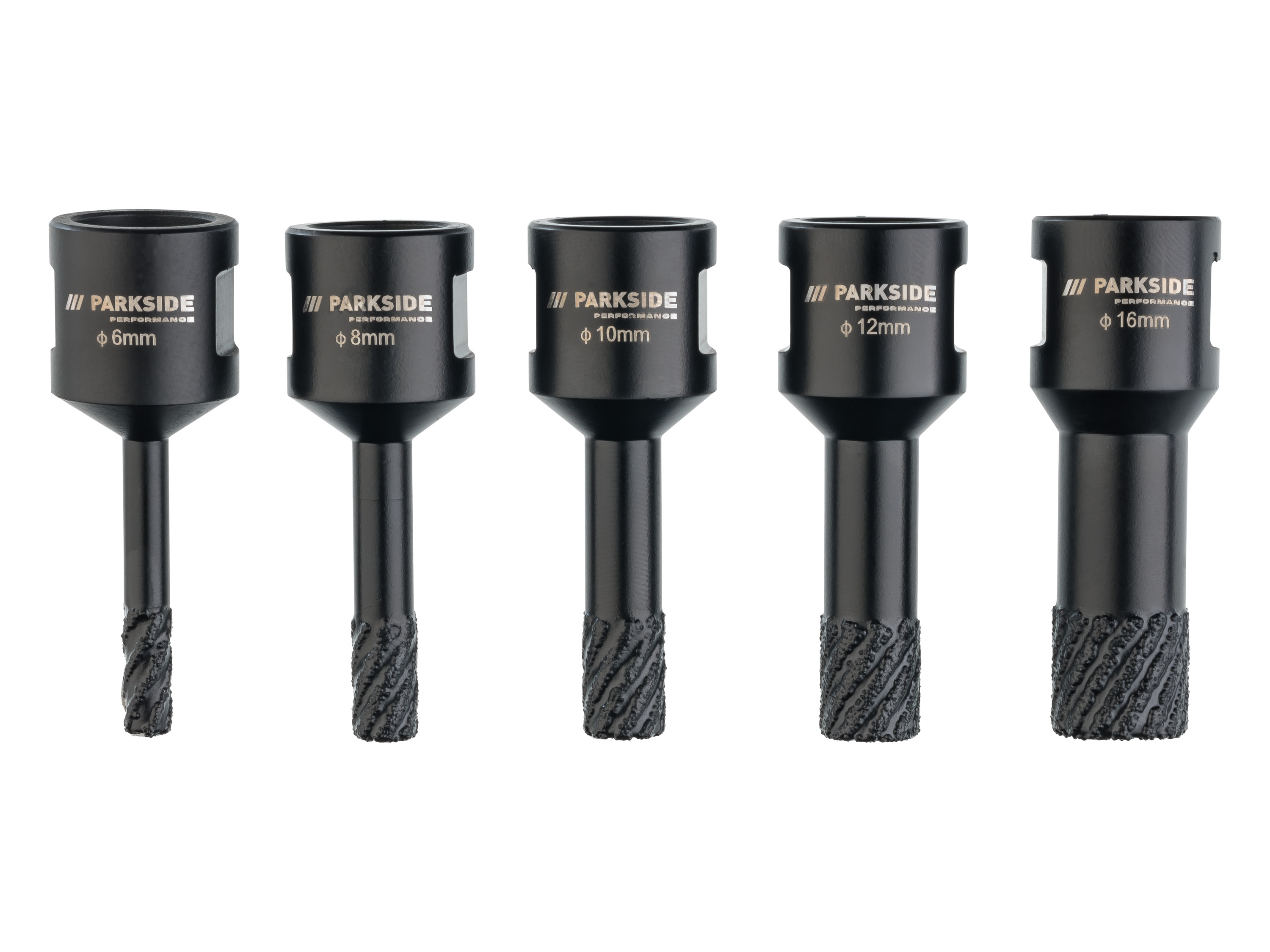 PARKSIDE PERFORMANCE® Zestaw wierteł diamentowych (Wiertła ø 6,8,10,12,16 mm)