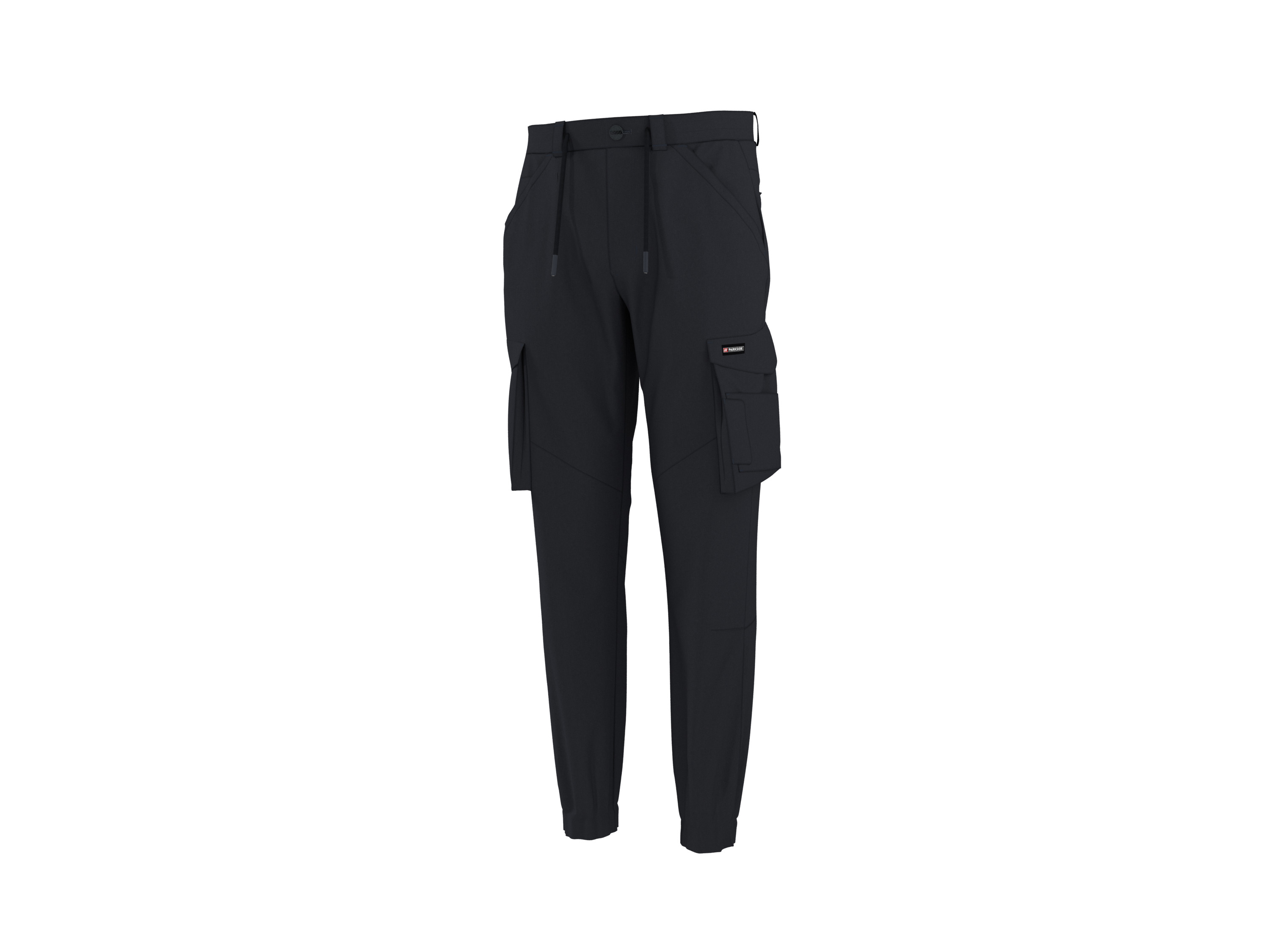 PARKSIDE® Joggery cargo męskie z kieszeniami (Czarny, M (48/50))