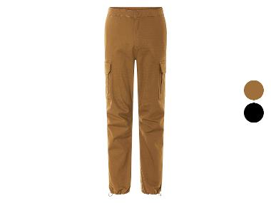 LIVERGY® Spodnie cargo męskie z bawełny