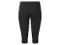 Czarne damskie legginsy do kolan