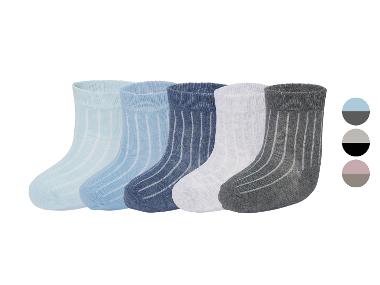 LUPILU® Skarpetki niemowlęce, 5 par