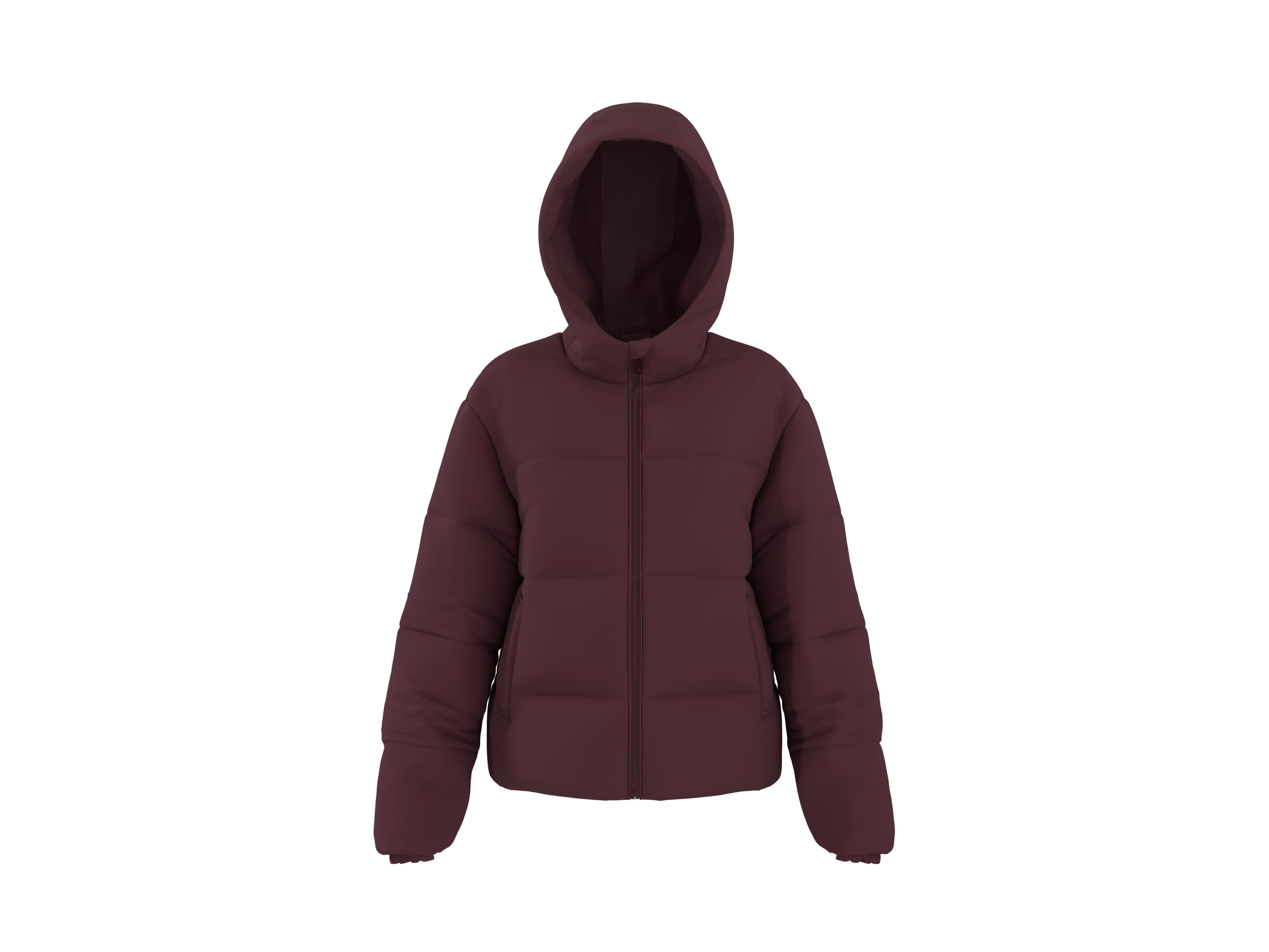 ESMARA® Kurtka pikowana damska (Bordowy, L(44/46))