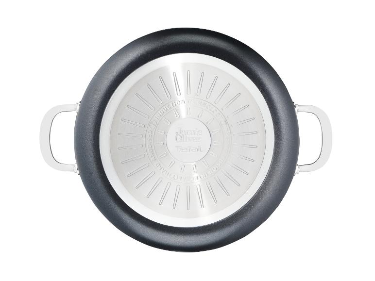 Patelnia Jamie Oliver Tefal: indukcja, powłoka nieprzywierająca.