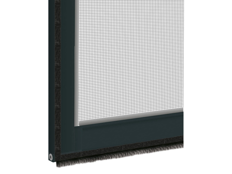 Pełny ekran: LIVARNO home Moskitiera aluminiowa na drzwi 100 x 210 cm, antracytowa, 2 szt. - zdjęcie 4