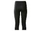 Czarne legginsy damskie typu capri