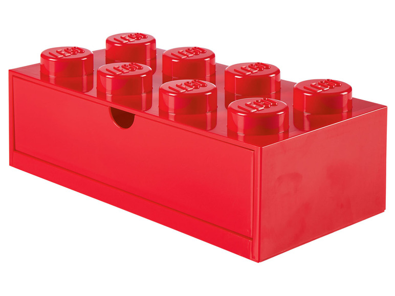 Pełny ekran: LEGO Pudełko z szufladą w kształcie klocka z 8 wypustkami - zdjęcie 6