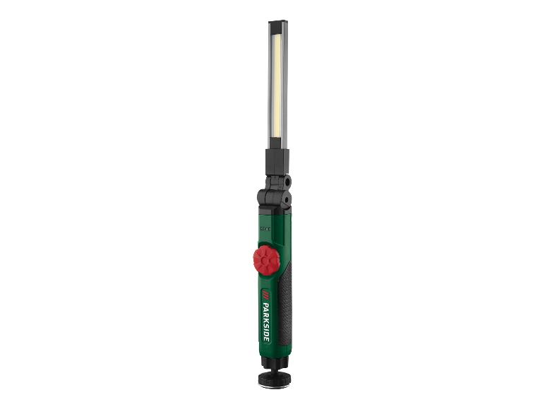 Lampa robocza LED PARKSIDE z obrotową głowicą i magnetyczną podstawą