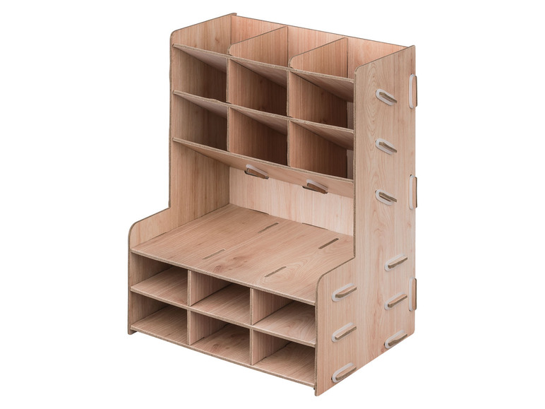 Pełny ekran: crelando® Organizer biurkowy, imitacja drewna - zdjęcie 2