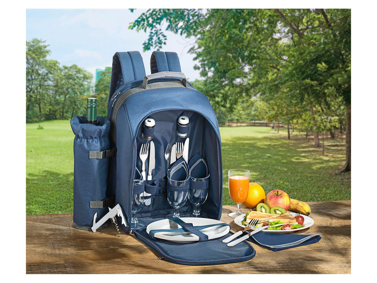 Pełny ekran: Esmeyer Plecak piknikowy z wyposażeniem, 23 elementy, 1 sztuka - zdjęcie 4