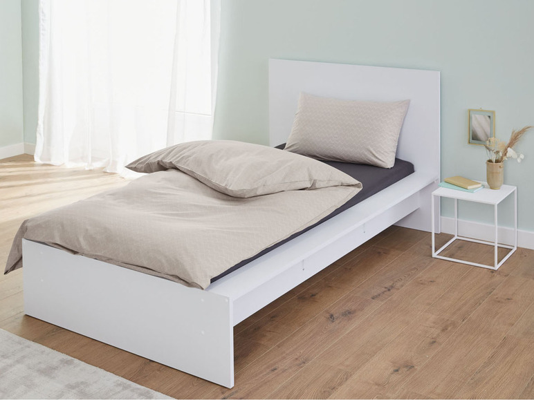 Pełny ekran: LIVARNO home Rama łóżka Genf, 105 x 95 x 208,2 cm, biała - zdjęcie 2