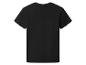 Czarny t-shirt z krótkim rękawem, widok z tyłu