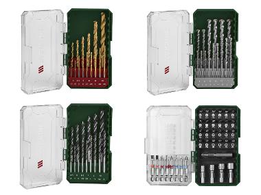 PARKSIDE® Zestaw wierteł lub zestaw bitów i nasadek, 15 lub 37 elementów