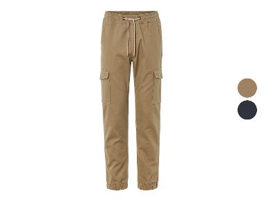 LIVERGY® Joggery męskie cargo z bawełną
