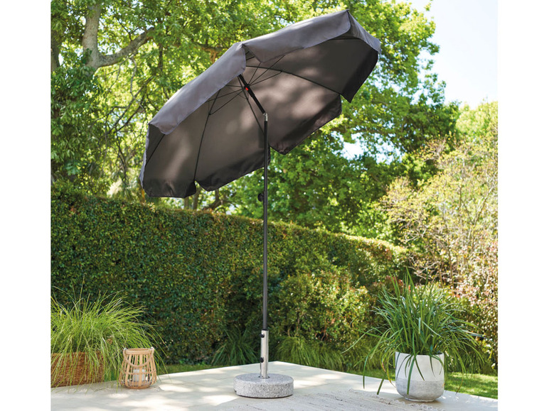Pełny ekran: LIVARNO home Granitowy stojak na parasol słoneczny, 25 kg - zdjęcie 3