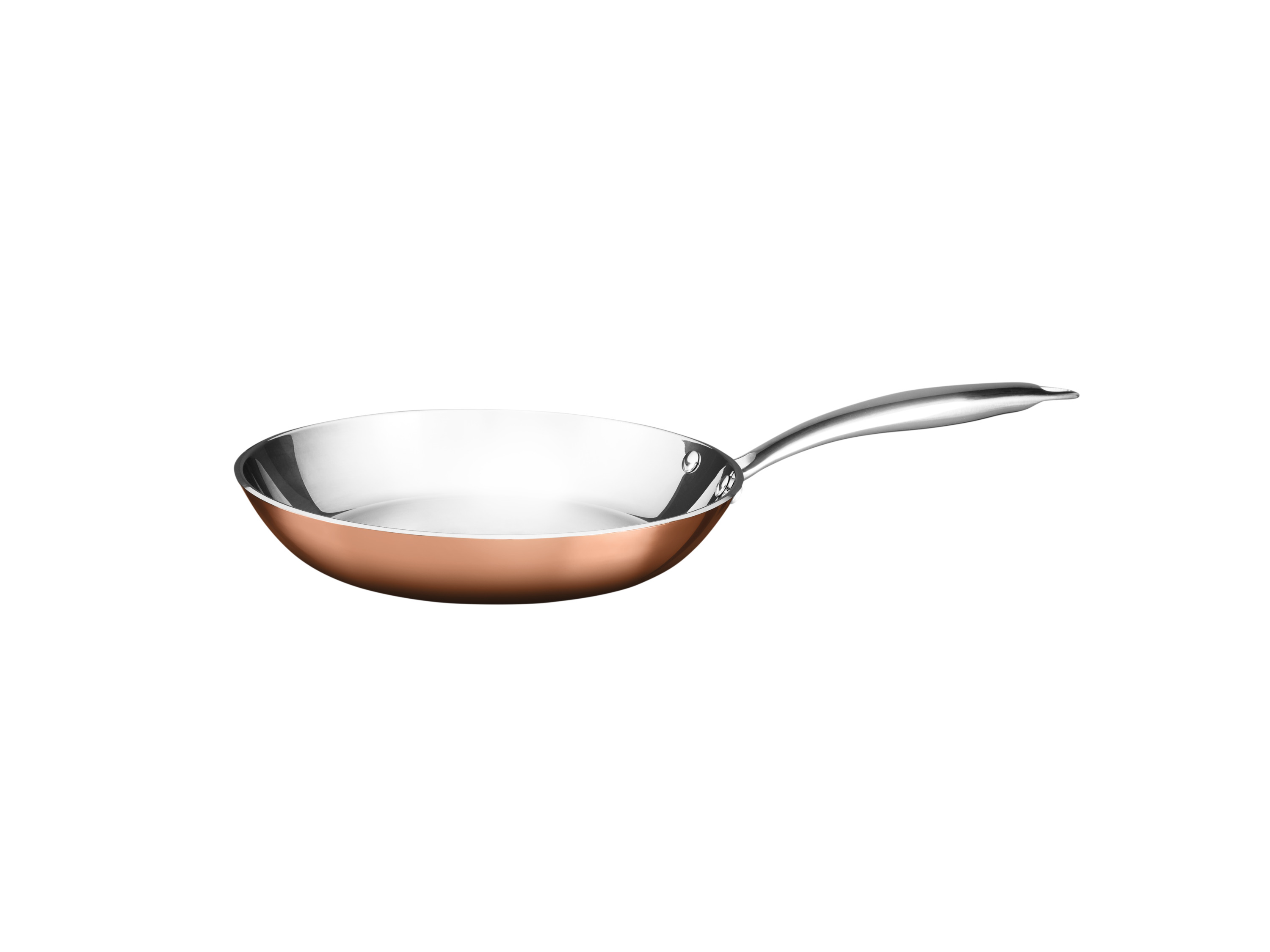 SILVERCREST® Patelnia premium ze stali szlachetnej z warstwą miedzi, Ø 24 cm