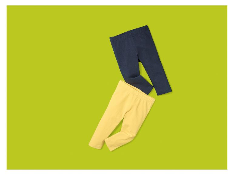 Legginsy capri dziewczęce, 2 pary