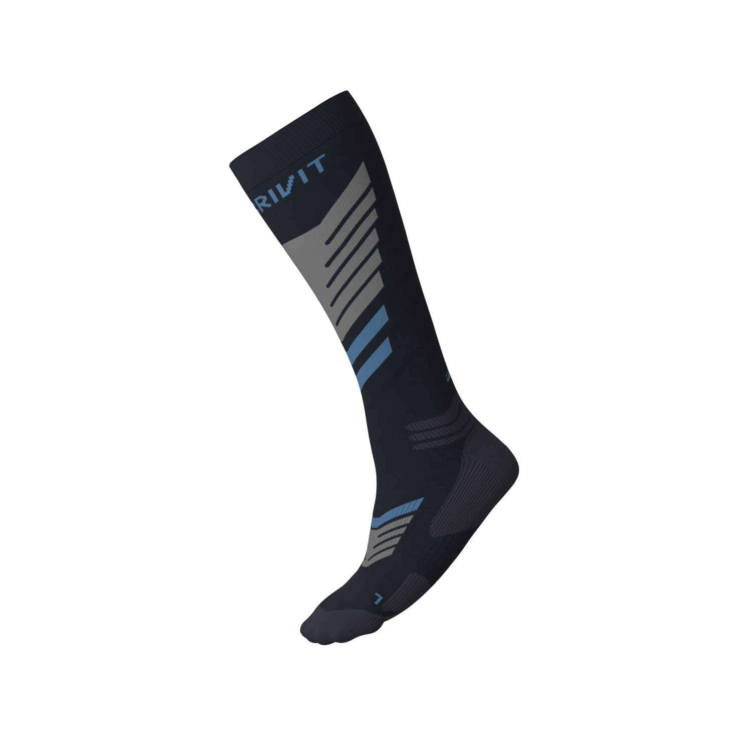 CRIVIT Skarpety narciarskie funkcyjne, 1 para, unisex (Granatowy, 45/46)