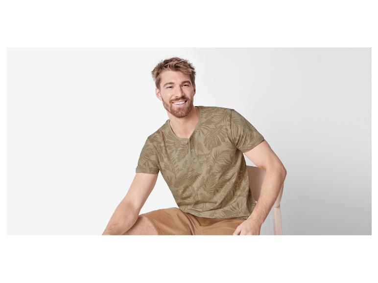 T-shirt męski z bawełny