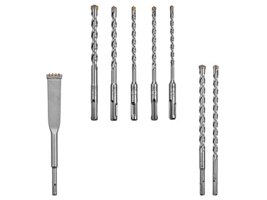 PARKSIDE PERFORMANCE® SDS Plus Zestaw wierteł »PSBSP 2 A1« / »PSBSP 5 A1« / dłuto »PSMP A A1«