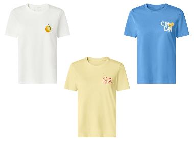 ESMARA® T-shirt damski z bawełny
