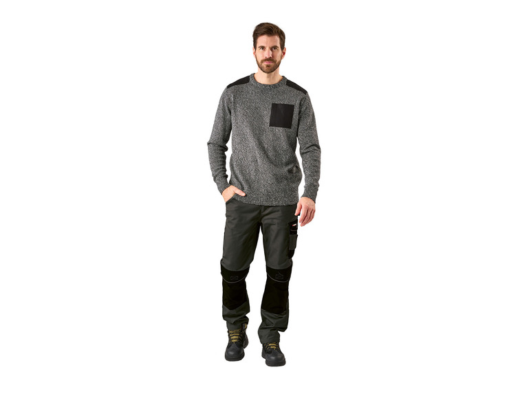 Pełny ekran: PARKSIDE® Sweter męski ze wzmocnieniem na łokciach - zdjęcie 6