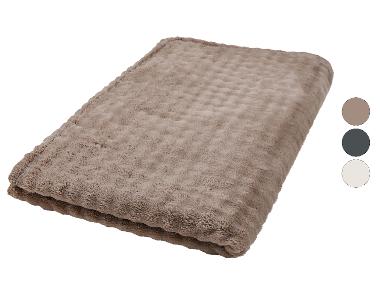 LIVARNO® Teksturowany koc, 180 x 220 cm