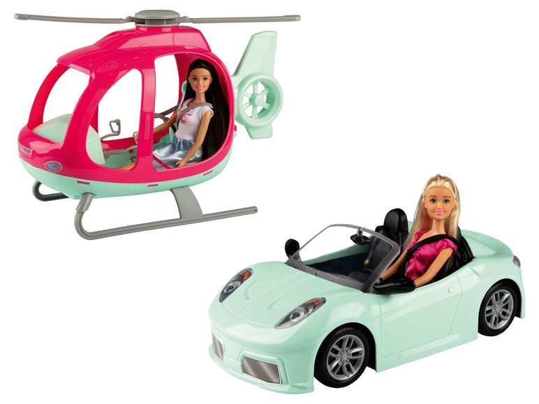 Pełny ekran: Playtive Lalka Fashion Doll z samochodem lub helikopterem - zdjęcie 1