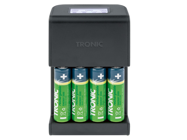 Pełny ekran: TRONIC® Ładowarka do akumulatorków z wyświetlaczem LCD i 4 akumulatorkami - zdjęcie 3