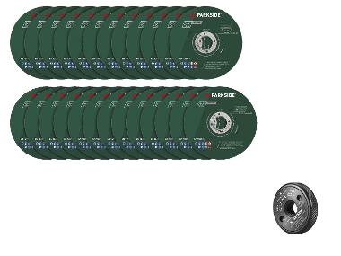 PARKSIDE® Tarcze do cięcia metalu / nakrętka szybkomocująca do szlifierki kątowej