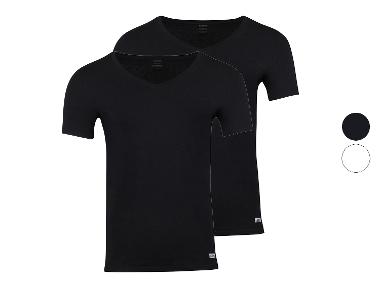 LOOKS by Wolfgang Joop T-shirt męski z bawełną, 2 sztuki