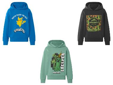 Bluza dresowa chłopięca z kapturem