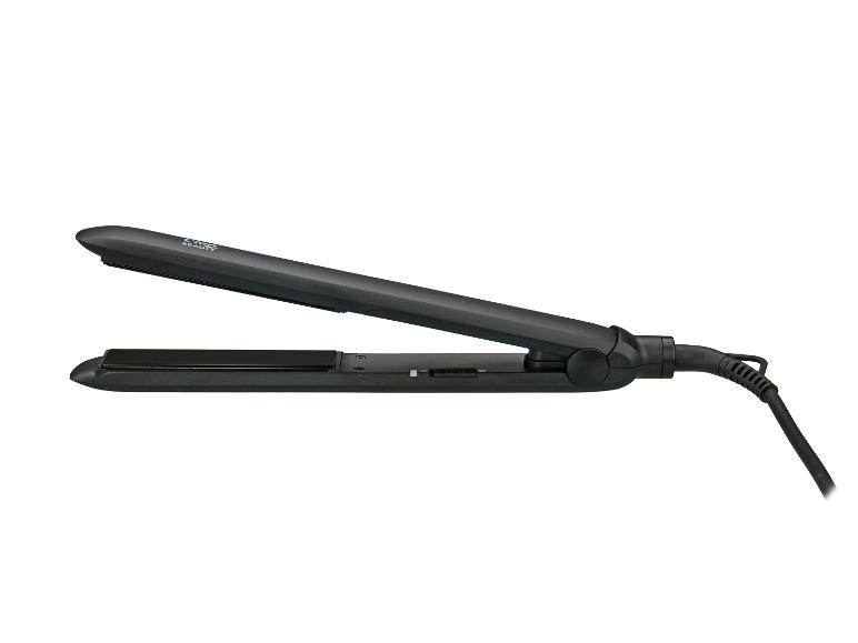 Czarna prostownica do włosów Cien Beauty z kablem.