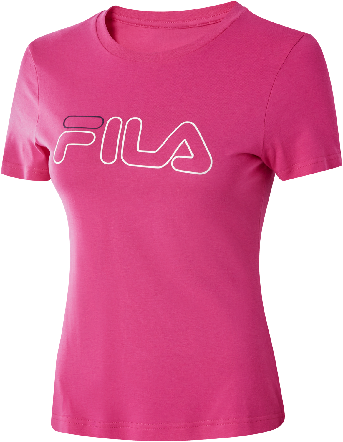FILA Damski T-Shirt (pink-berry, L)