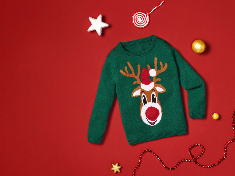 Pełny ekran: lupilu® Sweter dziecięcy świąteczny - zdjęcie 2