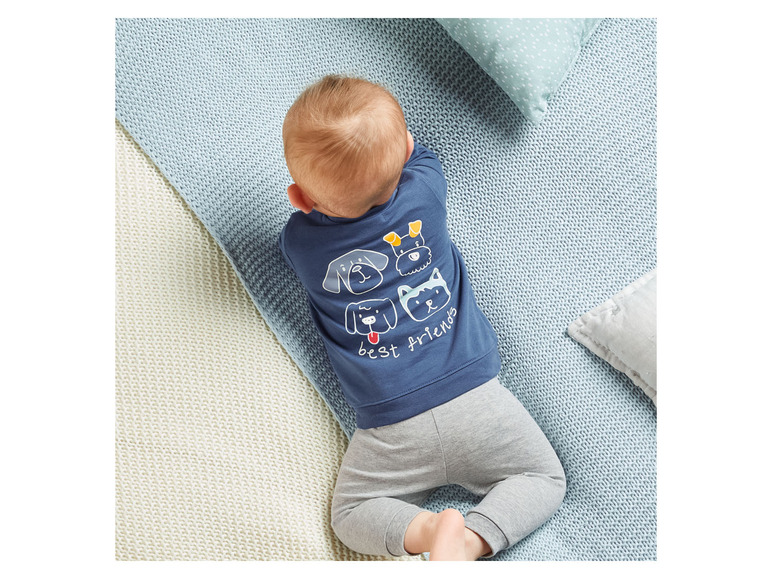 Pełny ekran: LUPILU® Bluza niemowlęca z bawełną organiczną, 1 sztuka - zdjęcie 5