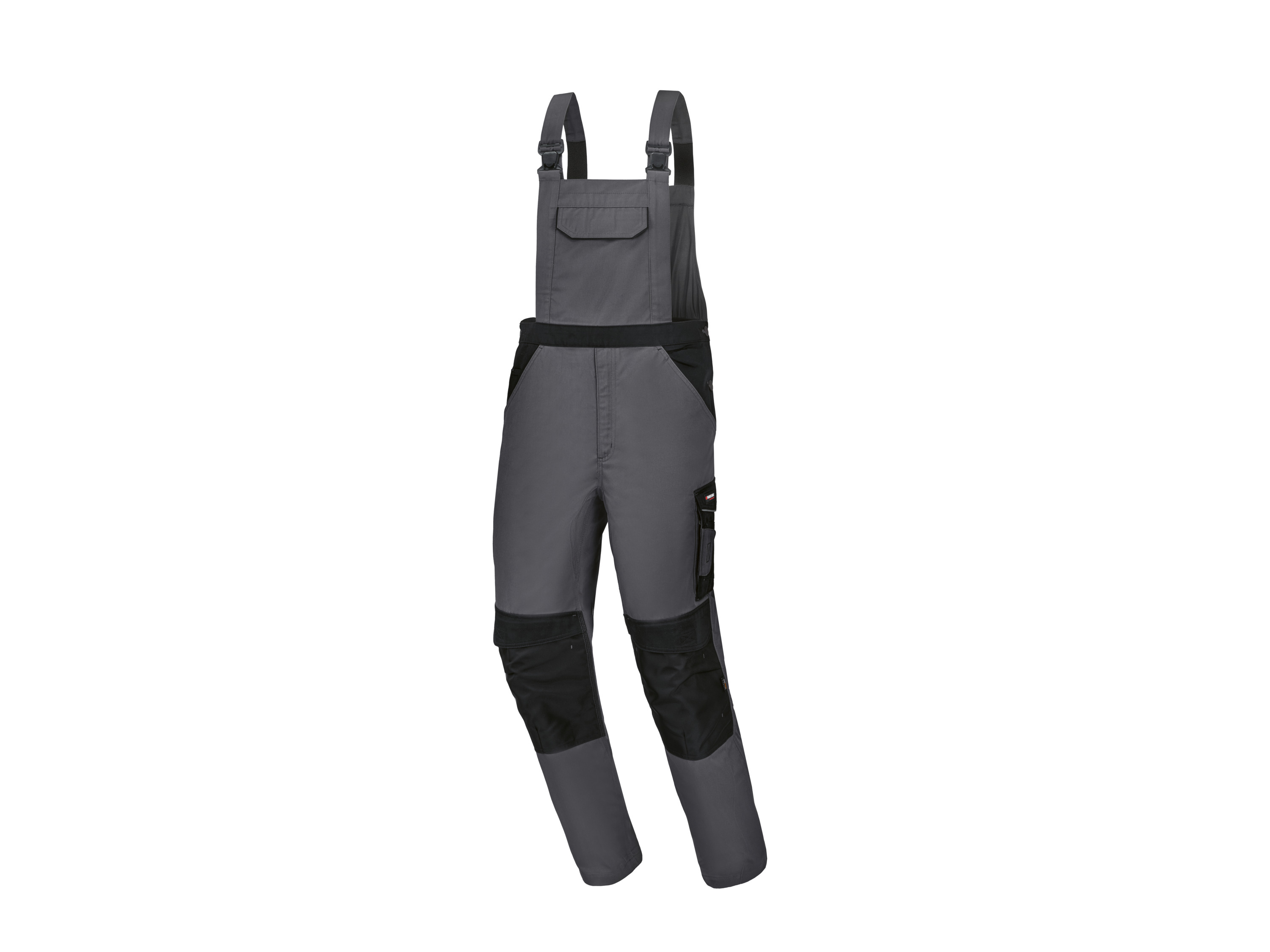 PARKSIDE PERFORMANCE® Ogrodniczki robocze męskie (Szary/ czarny, XL (56/58))