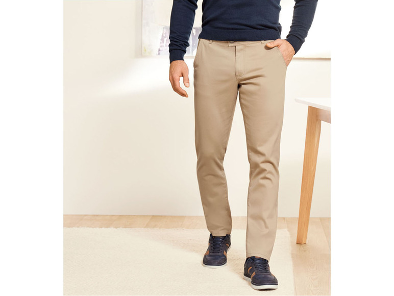 Pełny ekran: LIVERGY® Spodnie chino męskie z bawełną - zdjęcie 2