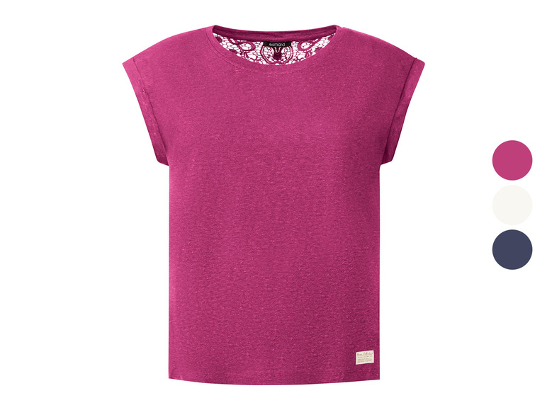 Pełny ekran: esmara® T-shirt damski z włóknem konopnym i bawełną organiczną - zdjęcie 2