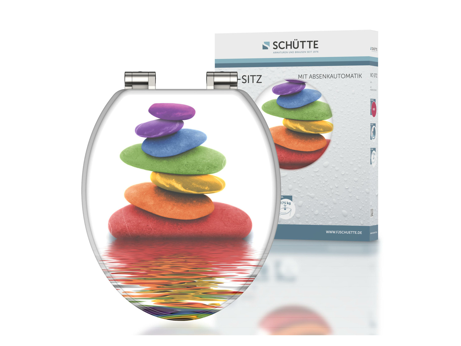 Tiger Sedile Per WC Leatherlook MDF, Nero