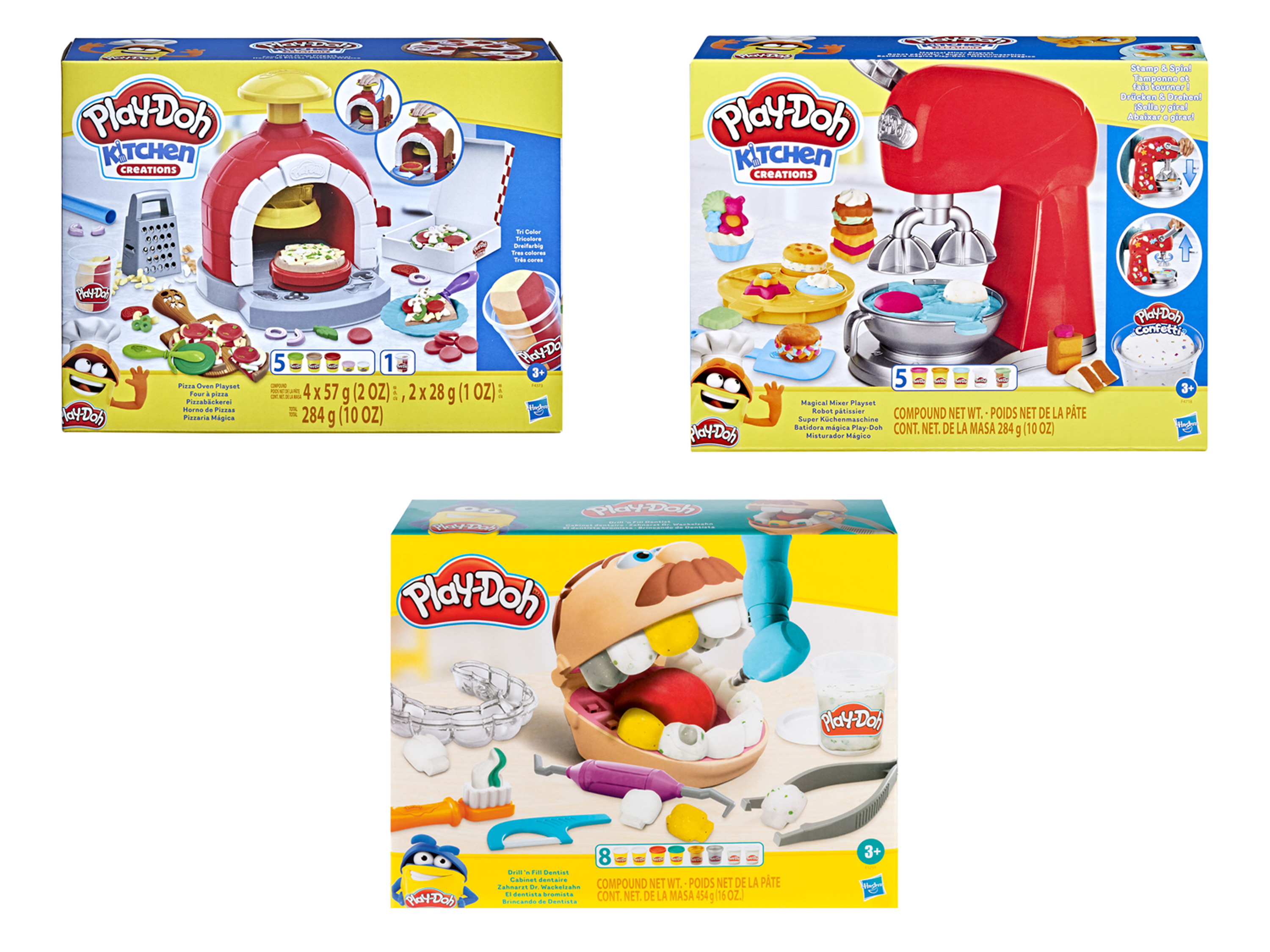 PLAY DOH Zestaw kreatywny dentysta, fryzjer lub mikser, 1 sztuka